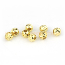 Kulička ARROW CUT KA03 POZLACENO Ag 925/1000