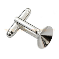 Bižuterní manžetový knoflík pro Rivoli 12mm Rh
