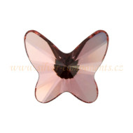Motýlek nalepovací 2854 Swarovski 8mm Rose Peach F Motýlek nalepovací 2854 Swarovski 8mm Rose Peach F