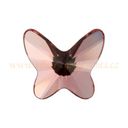 Motýlek nalepovací 2854 Swarovski 12mm Rose Peach F