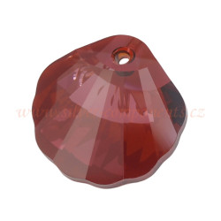 Swarovski mušle 6723 16mm - Red Magma