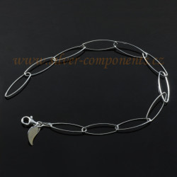 Náramek Rolo ovál Ag 925 19,5cm