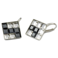 Swarovski Square Flat Back 2400 4mm - Crystal F