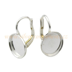 Náušnicové zapínání Ag 925 pro Chessboard Circle 10mm