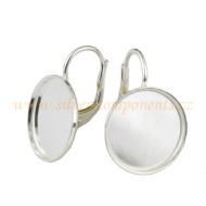 Náušnicové zapínání Ag 925 pro Chessboard Circle 14mm Náušnicové zapínání Ag 925 pro Chessboard Circle 14mm