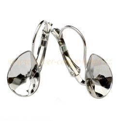 Bižuterní náušnicový háček pro Pear Rhinestone 14mm RH
