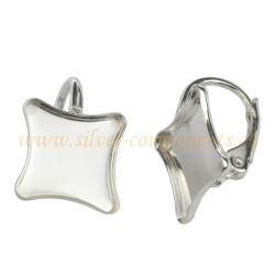 Náušnicové zapínání pro Starlet 2494 10.5mm Ag 925 ROVNÉ