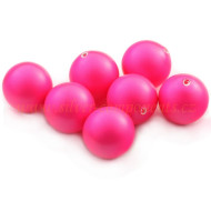 Crystal Neon Pink Pearl 12mm - NEPRŮCHOZÍ Crystal Neon Pink Pearl 12mm - NEPRŮCHOZÍ
