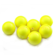 Crystal Neon Yellow Pearl 12mm - NEPRŮCHOZÍ Crystal Neon Yellow Pearl 12mm - NEPRŮCHOZÍ