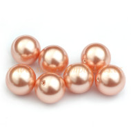 Crystal Rose Peach Pearl 8mm - NEPRŮCHOZÍ Crystal Rose Peach Pearl 8mm - NEPRŮCHOZÍ