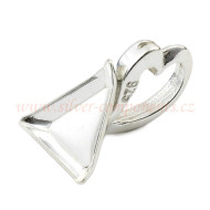 Přívěsek LOVE miska pro kostku 8mm Ag 925/1000 Přívěsek LOVE miska pro kostku 8mm Ag 925/1000