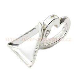 Přívěsek LOVE miska pro kostku 8mm Ag 925/1000