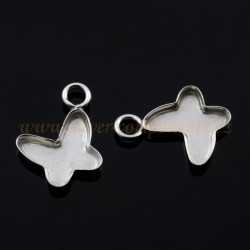 Přívěsek miska motýl 8mm Ag 925/1000