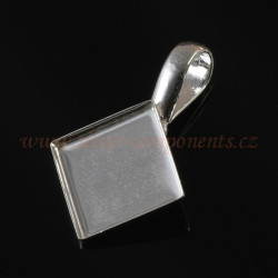 Přívěsek miska pro CHESSBOARD 12mm Ag 925