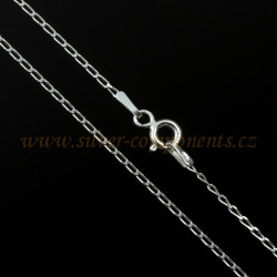 Řetízek Očkoovál 1,2mm  Ag 925/1000 - 60cm