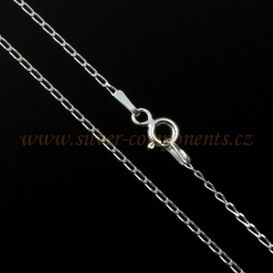 Řetízek Očkoovál 1,2mm Ag 925/1000 - 60cm Řetízek Očkoovál 1,2mm Ag 925/1000 - 60cm