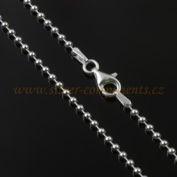 Řetízek Kuličkový 1,5 Ag 925/1000 - 45cm   3g