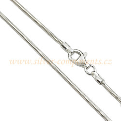 Řetízek Snake MAGIC ROUND 1,4 Ag 925/1000 - 45cm 3,6g