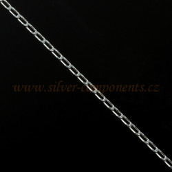 Řetízkovina - OČKOOVÁL 1,2mm Ag 925/1000  /1cm/