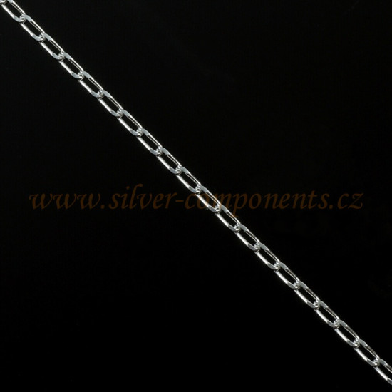 Řetízkovina - OČKOOVÁL 1,2mm Ag 925/1000 /1cm/ Řetízkovina - OČKOOVÁL 1,2mm Ag 925/1000 /1cm/