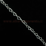 Řetízek Heart 3,2 Ag 925 - 42cm Řetízek Heart 3,2 Ag 925 - 42cm