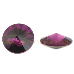 Swarovski Rivoli 1122 12mm - Amethyst F