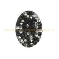Swarovski Crystal Fine Rocks 18x13mm black/Jet-CAL Swarovski Crystal Fine Rocks 18x13mm black/Jet-CAL