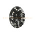 Swarovski Crystal Fine Rocks 18x13mm black/Jet-CAL