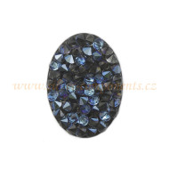 Swarovski Crystal Fine Rocks 18x13mm black/Moonlight Swarovski Crystal Fine Rocks 18x13mm black/Moonlight