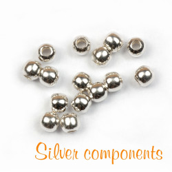 Kulička hladká KH018 rokajl Ag 925/1000 - /bal.10 ks/