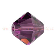 Swarovski korálky XILION 5328 4mm - Sluníčka - Amethyst Swarovski korálky XILION 5328 4mm - Sluníčka - Amethyst