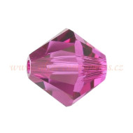 Swarovski korálky XILION 5328 4mm - Sluníčka - Fuchsia Swarovski korálky XILION 5328 4mm - Sluníčka - Fuchsia