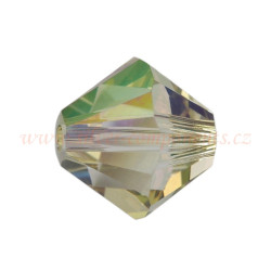 Swarovski korálky XILION 5328 4mm - Sluníčka - Luminous Green