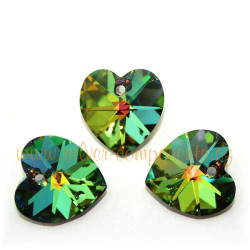 Swarovski srdce 10,3x10 mm - Crystal Vitrail Medium