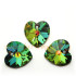 Swarovski srdce 10,3x10 mm - Crystal Vitrail Medium