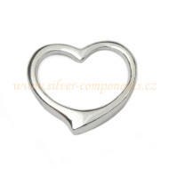 Přívěsek srdíčko 13x14 Ag 925/1000