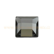Swarovski Square Flat Back 2400 4mm - Black Diamond Chrome