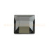 Swarovski Square Flat Back 2400 4mm - Black Diamond Chrome