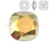 Swarovski Rounded Square 4470 10mm - Metalic Sunshine F
