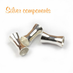 Korálek - trubka dekorativní KRS12 Ag 925