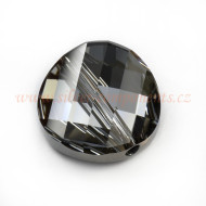 Swarovski Twist Bead 5621 14mm - Silver Night Swarovski Twist Bead 5621 14mm - Silver Night