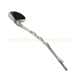 Bižuterní vlasová spona pro Rivoli 18mm - Rh